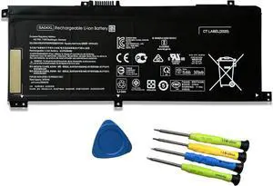 55.67Wh SA04XL L43267-005 Laptop Battery Replacement for HP Envy X360 15-DR 15-DR0010TX 15-DS 15M-DS 15T-DR Series HSTNN-OB1F HSTNN-OB1G HSTNN-UB7U L43248-541 L43248-AC1 SAO4XL 15.12V 55.67Wh