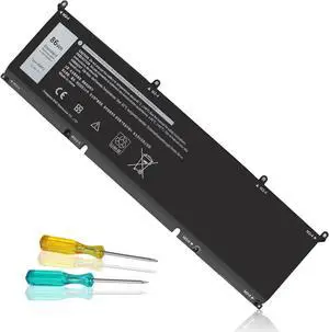 69KF2 Battery Replacement for Dell XPS 15 9500 9510 9520 9530 Precision 5550 5560 5570 Inspiron7510 7610 Alienware M15 M17 R3 R4,G15 5510 5511 5515 5520 5521,G7 15 7500 86Wh 11.4V