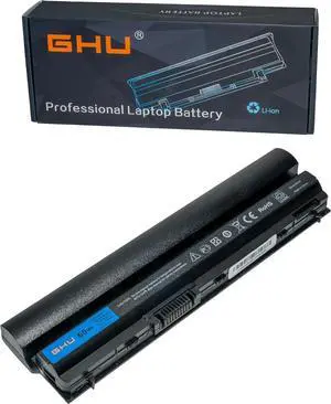 GHU New Battery 60 WH RFJMW Y61CV FRR0G UJ499 TPHRG Compatible with Dell Latitude Laptop E6220 6220 E6230 6230 e6320 312-1241 312-1242 312-1381 312-1446 7FF1K 823F9 9GXD5 F7W7V K4CP5 RFJMW 9p0w6