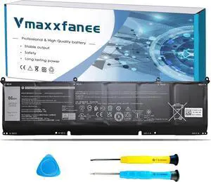 69KF2 86Wh Laptop Battery Replacement for Dell Precision 5560 5550 XPS 15 9500 9510 Alienware M17(R3 R4) M15 (R3 R4 R5 R6 R7) Vostro 7510 7610 Series 7167mAh