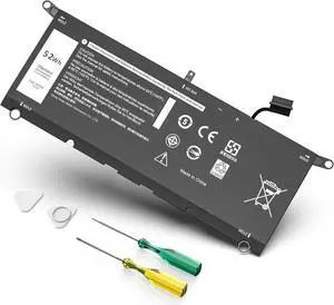 52WH 7.6V DXGH8 Laptop Battery Compatible with Dell XPS 13 9370 9380 2019 Inspiron 13 7000 7390 7391 7490 2-in-1 5390 5391 Latitude 3301 E3301 Vostro 5390 5391 Series G8VCF HK6N5 0H754V P82G