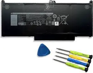 MXV9V Laptop Battery Replacement for Dell Latitude 5300 5310 7300 7400 Latitude 5300/5310 2-in-1 Inspiron 7300/7306 2-in-1 Black Series P96G P97G P99G P100G 5VC2M 829MX 0829MX 7.6V 60Wh 7500mAh 4-Cell