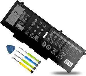 58Wh 07KRV Battery Replacement for Dell Latitude 5430 5530 Precision 3570 P104F P104F005 P137G P137G004 Series M69D0 H4PVC 0H4PVC 4FVJG O7KRV Y86WG 0Y86WG 08WRCR 078FWY 15.2V 3625mAh