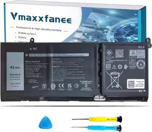G91J0 41Wh Battery Replacement for Dell Latitude 3320 3520 3330 3420 Inspiron 3510 3511 3515 3525 3530 5310 5510 5515 5410 5418 5518 14 Plus 7420 7415 2-in-1 Vostro 5620 5625 11.25V 2nd Gen