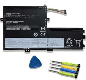 L18C3PF7 Laptop Battery Replacement for Lenovo IdeaPad S340-14API 14IIL 14IML C340-15IIL 15IWL Flex-15IWL 15IML Series Notebook L18L3PF2 L18M3PF7 L18L3PF3 L18M3PF6 L18C3PF6 11.25V 52.5Wh 4670mAh