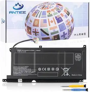 ANTIEE PG03XL Laptop Battery for HP Pavilion Gaming 15-dk0xxx 15-dk1xxx 15-dk2xxx 15-ec0xxx 15-ec1xxx 15-ec2xxx 15-dk0015la 16-a0xxx 15-dk0001la 15-dk0007ng HSTNN-DB9G L48430-2C1 L48430-2B2 PG03052XL