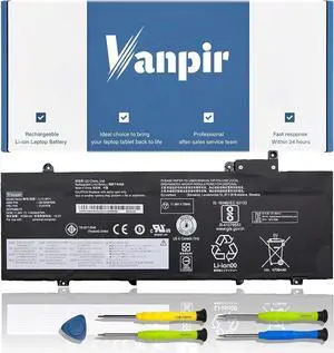 L17L3P71 01AV478 Laptop Battery, 11.58V 57Wh 4920mAh 3-Cell Compatible with Lenovo ThinkPad T480s Series Notebook 01AV479 L17M3P71 L17S3P71 SB10K97621