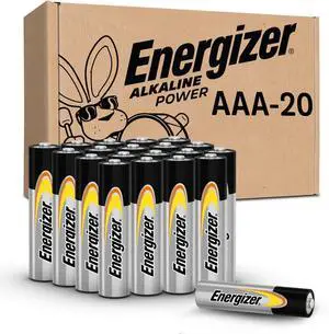 Energizer Alkaline Power AAA Batteries (20 Pack), Long-Lasting Triple A Batteries