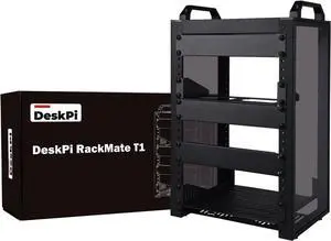 GeeekPi 8U Server Cabinet, 10 inch Server Rack for Network, Servers, Audio, and Video Equipment, DeskPi RackMate T1 Rackmount, 7.87 inch Depth