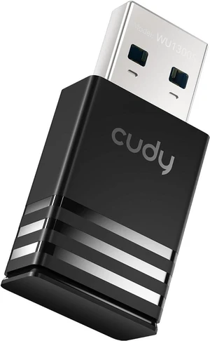 Cudy Wi-Fi 5 High-Gain USB Adapter AC1300 MU-MIMO WPA3, WU1300S Cudy Wi-Fi 5 High-Gain USB Adapter AC1300 MU-MIMO WPA3, WU1300S