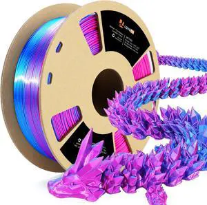 LOVOON 3D Printer Filament Dual Color Sky/Light Blue and Rose Red, PLA Filament 1.75mm,Silk PLA Filament, PLA Filament for Most 3D Printer and 3D Pen, 2.2 lbs/Spool LOVOON 3D Printer Filament Dual Color Sky/Light Blue and Rose Red, PLA Filament 1.75mm,Silk PLA Filament, PLA Filament for Most 3D Printer and 3D Pen, 2.2 lbs/Spool
