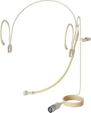 J K MIC-J 069 Headset Microphone Compatible with Audio-Technica Bodypacks | Unidirectional Headworn Microphone Earhook Mic with Hirose 4-Pin Plug, Compatible with Audio-Technica Wireless Transmitters J K MIC-J 069 Headset Microphone Compatible with Audio-Technica Bodypacks | Unidirectional Headworn Microphone Earhook Mic with Hirose 4-Pin Plug, Compatible with Audio-Technica Wireless Transmitters