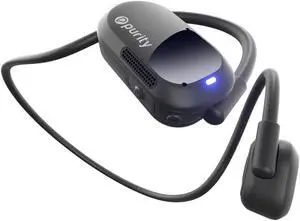 Purity Air Open Ear Headphones - True Air Conduction Wireless Bluetooth Open Ear Earbuds with Dual Mic for iPhone/Android - Secured Long Wearing Comfort, Sports Sweat Resistant (Black/Black) Purity Air Open Ear Headphones - True Air Conduction Wireless Bluetooth Open Ear Earbuds with Dual Mic for iPhone/Android - Secured Long Wearing Comfort, Sports Sweat Resistant (Black/Black)