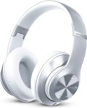 Headphones Wireless Bluetooth,60 Hours Playtime Foldable Lightweight Bluetooth Headphones Wireless Over Ear Wired Hi-Fi Stereo with 6 EQ Modes, Deep Bass Adjustable Headset with Mic, FM, TF for Adults Headphones Wireless Bluetooth,60 Hours Playtime Foldable Lightweight Bluetooth Headphones Wireless Over Ear Wired Hi-Fi Stereo with 6 EQ Modes, Deep Bass Adjustable Headset with Mic, FM, TF for Adults
