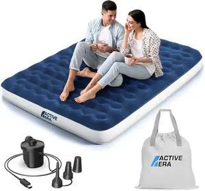 Active Era Luxury Camping Air Mattress with Built in Pump - Queen, USB Rechargeable Pump, Travel Bag for Tent Camping Active Era Luxury Camping Air Mattress with Built in Pump - Queen, USB Rechargeable Pump, Travel Bag for Tent Camping