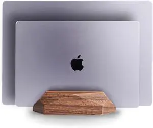 Dual Laptop Holder Adjustable Vertical Laptop Stand, 2 Slots MacBook Stand Wood,Wooden Laptop Stand,Vertical Laptop Holder for Desk, Widen Dock Fits All MacBook/Surface pro Dual Laptop Holder Adjustable Vertical Laptop Stand, 2 Slots MacBook Stand Wood,Wooden Laptop Stand,Vertical Laptop Holder for Desk, Widen Dock Fits All MacBook/Surface pro