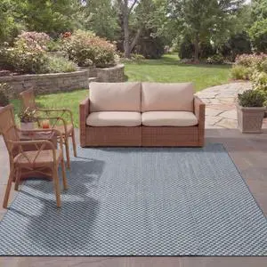 SAFAVIEH Courtyard Collection 8' x 10' Blue/Grey CY8653 Indoor/ Outdoor Patio Backyard Mudroom Area Rug SAFAVIEH Courtyard Collection 8' x 10' Blue/Grey CY8653 Indoor/ Outdoor Patio Backyard Mudroom Area Rug