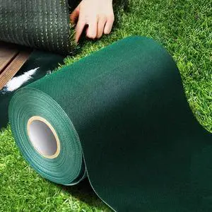TYLife Artificial Grass Tape,6" X98'Self Adhesive Artificial Grass Seaming Tape,Synthetic Fake Grass Turf Tape for Lawn, Indoor Outdoor Carpet Jointing, Connecting Garden Pet Rug,Turf Mat TYLife Artificial Grass Tape,6" X98'Self Adhesive Artificial Grass Seaming Tape,Synthetic Fake Grass Turf Tape for Lawn, Indoor Outdoor Carpet Jointing, Connecting Garden Pet Rug,Turf Mat