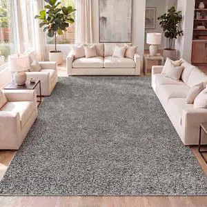 JONATHAN Y Mercer Shag Plush Charcoal Indoor Area Rug, 3x5, Contemporary, Modern, Easy-Cleaning for Living Room, Bedroom, Kitchen, Pet Friendly, Non-Shedding (MCR106B-3) JONATHAN Y Mercer Shag Plush Charcoal Indoor Area Rug, 3x5, Contemporary, Modern, Easy-Cleaning for Living Room, Bedroom, Kitchen, Pet Friendly, Non-Shedding (MCR106B-3)