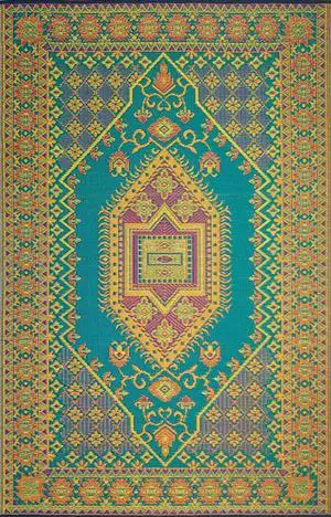 Mad Mats 4' x 6', Aqua Outdoor Rug, Reversible Plastic Mat for Patio, Porch, Poolside, Mudroom, Camping, RV, Deck Mad Mats 4' x 6', Aqua Outdoor Rug, Reversible Plastic Mat for Patio, Porch, Poolside, Mudroom, Camping, RV, Deck