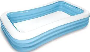 INTEX Rectangular Family Lounge Inflatable Swimming Pool for Kids & Adults INTEX Rectangular Family Lounge Inflatable Swimming Pool for Kids & Adults