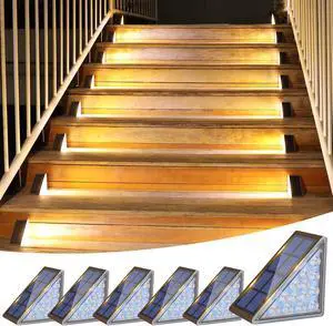 VOLISUN Solar Step Lights Outdoor Waterproof, LED Outdoor Stair Lights VOLISUN Solar Step Lights Outdoor Waterproof, LED Outdoor Stair Lights
