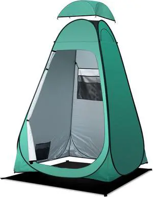 anngrowy Shower Tent Pop-Up Privacy Tent Camping Portable Tent Outdoor Camp Bathroom Changing Dressing Room Instant Privacy Shelters for Hiking Beach Picnic Fishing Potty, Extra-Tall, UPF 50+ anngrowy Shower Tent Pop-Up Privacy Tent Camping Portable Tent Outdoor Camp Bathroom Changing Dressing Room Instant Privacy Shelters for Hiking Beach Picnic Fishing Potty, Extra-Tall, UPF 50+