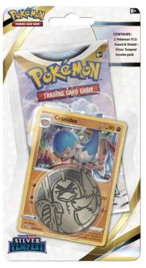 Pokemon TCG English | Sword & Shield Silver Tempest Coin Blister - Random Promo