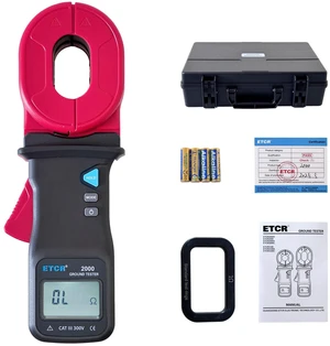 ETCR ETCR2000 Digital Clamp Ground Resistance Meter Earth Resistance Tester Loop Resistance Measurement 0.010-1000 ETCR ETCR2000 Digital Clamp Ground Resistance Meter Earth Resistance Tester Loop Resistance Measurement 0.010-1000