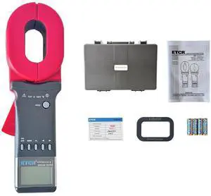 ETCR2000+ Ground Resistance Meter Earth Resistance Tester Clamp Earth Resistance Measurement 0.010~1200 Double Insulation