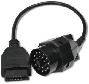 20 Pin to 16 Pin Female Diagnostic Scan Convertor OBD1 to OBD2 Adapter Connector Cable for E30 E36 E34 E39 E38 E53 etc