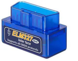 ELM327 V1.5 OBD2 Adapter Vehicle Scanner Diagnostic Scan Tool, Engine Check Fault Code Readers, Compatible with ISO Android(Mini ELM327)