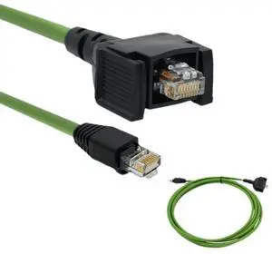 Diagnostic Network LAN Cable for MB Star SD C4 C5, 9.84 ft/3m, Green