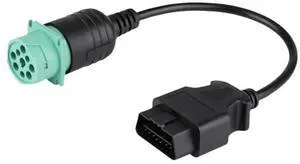 OBD2 Truck Diagnostic Cable, J1939 OBD 9 Pin to 16Pin Male Connector Extension Cable