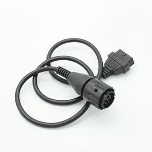 10Pin to 16Pin OBD2 Diagnostic Cable for BMW ICOM D Motorcycle Motobikes, 5FT/1.5M