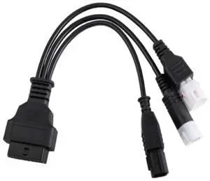 OBD Adapter Cable 6-Pin and 3+4 Pin to OBD 16-Pin Diagnostic Connector (3+4+6pin black) OBD Adapter Cable 6-Pin and 3+4 Pin to OBD 16-Pin Diagnostic Connector (3+4+6pin black)