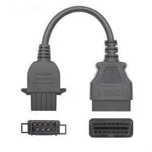 OBD2 Diagnostic Adapter Cable, 16-Pin to 8-Pin OBD Extension Connector for Truck