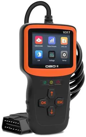 Car OBD/EOBD Diagnostic Tool OBD2 Color Screen Multi Language Automotive Battery Voltage Fault Detector Scanner