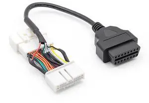 Dedicated OBD2 to 26pin+16pin Dual Head 1/2 Conversion Cable for Model 3 Y After 2019