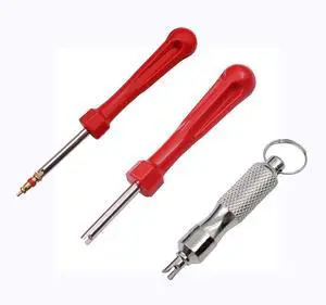 3-Piece Tire Valve Core Removal Tool Set, Screwdriver Kit for Cars, Bicycles, Motorcycles