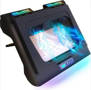 New | Powerful Turbo-Fan 4300 RPM Laptop Cooler | Sealed Foam for Maximum Performance | Avoid Overheating 14-17.3 in
