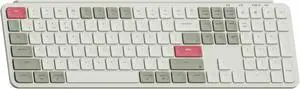 B6 Pro Ultra-Thin Wireless Keyboard, Full-Size ZMK with Numeric Keypad , 2.4 GHz/Bluetooth 5.2/Wired Connection Long Battery Life, Compatible with Mac Windows Linux -