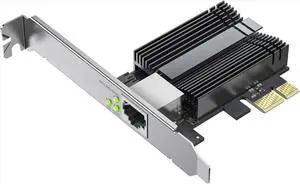 5Gb PCIe Network Card, PCIe Ethernet Card with Extra Low-Profile, PCI Express Network Adapter for PC Windows 11/10 & Windows Server 2022 ONLY