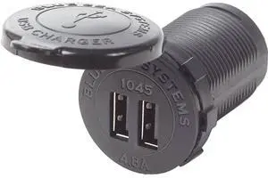 FOR Fast Charge 48A Dual USB Charger Socket Mount 12V24V