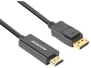FOR DisplayPort to HDMI 10 Feet GoldPlated Cable  Display Port to HDMI Adapter Male to Male Black