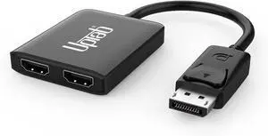 FOR DisplayPort to Dual HDMI 4K 60Hz Adapter Multi Monitor Splitter Converter Multi-Stream Transport (MST) Hub DP to 2X HDMI 2.0 (DisplayPort to Dual HDMI) FOR DisplayPort to Dual HDMI 4K 60Hz Adapter Multi Monitor Splitter Converter Multi-Stream Transport (MST) Hub DP to 2X HDMI 2.0 (DisplayPort to Dual HDMI)