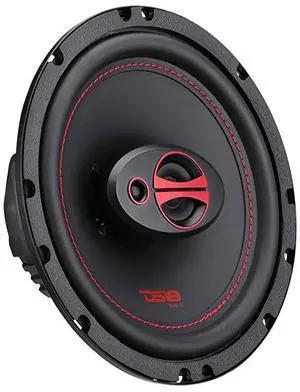 FOR GEN-X6.5 Coaxial Speaker - 6.5", 3-Way, 165W Max, 50W RMS, Black Paper Cone, Two Mylar Dome Tweeters, 4 Ohms - Clarity Unparalled by Other Speakers in Their Class (2 Speakers)