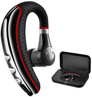 Bluetooth Headset 50 HighFidelity Audio Wireless Bluetooth Earpiece Hands Free Business Earphones with Noise Reduction micCompatible iPhoneAndroid Cell Phones Other Bluetoothenabled Device