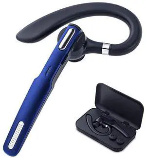Bluetooth Headset V42 Wireless Bluetooth Earpiece HandsFree Earphones with Noise Cancellation Mic for DrivingBusinessOfficeHome Compatible with iPhone and Android Cell Phones