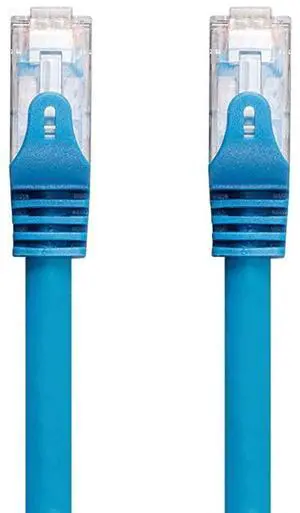 FOR Cat6 Ethernet Patch Cable 50 feet Blue | Snagless RJ45 550Mhz UTP CMP Plenum Pure Bare Copper Wire 23AWG Entegrade Series